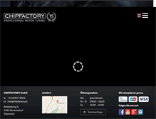 Tablet Screenshot of chipfactory.at